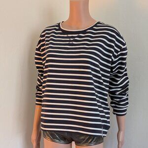TOMMY HILFIGER Blue & White Stripe Tee
